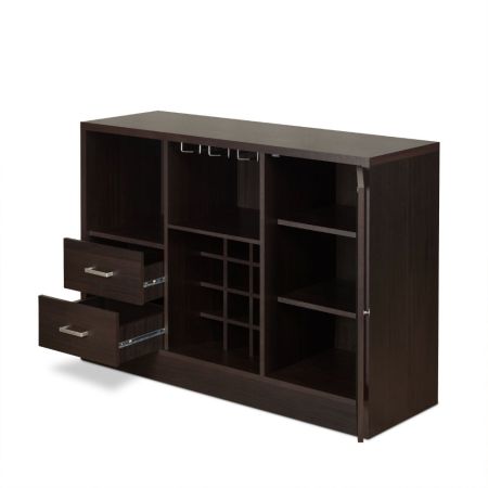 ACME Hazen Wine Cabinet Espresso Finish