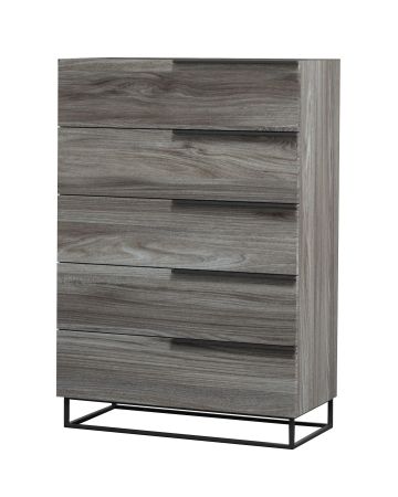 Nova Domus Enzo Italian Modern Grey Oak Chest