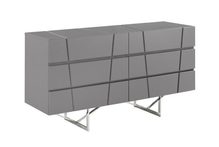 Modrest Chrysler Modern Grey Dresser