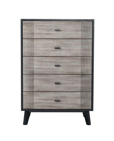 Nova Domus Panther Contemporary Grey & Black Chest