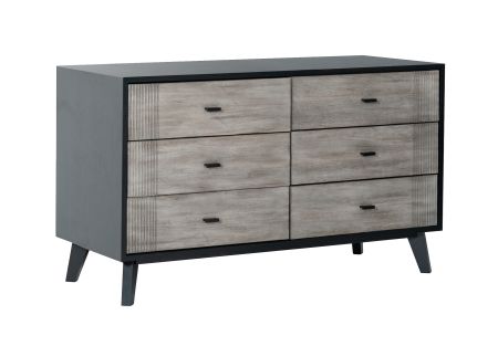 Nova Domus Panther Contemporary Grey & Black Dresser