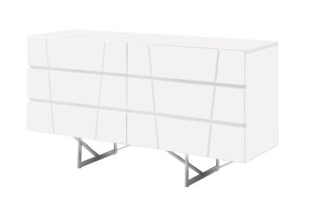 Modrest Chrysler Modern White Dresser