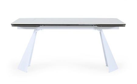 Modrest Encanto - Modern White Ceramic Dining Table