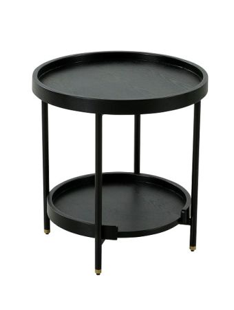 Modrest Mitchell - Black Iron Round End Table