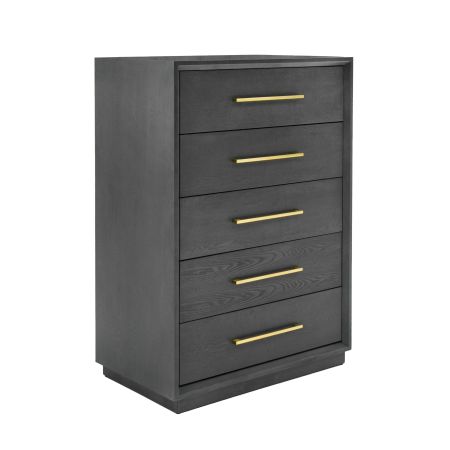 Modrest Manhattan- Contemporary Grey and Gold Chest