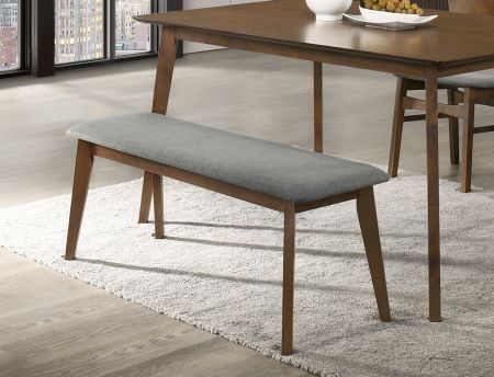 Modrest Castillo - Modern Walnut Dining Bench