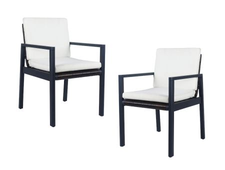 Renava Cuba - Modern Outdoor Dining Chair Set of 2