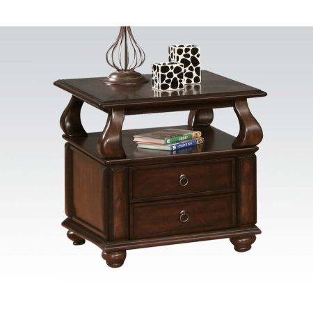 ACME Amado End Table Walnut Finish