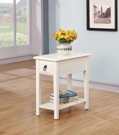 ACME Jeana Accent Table White Finish