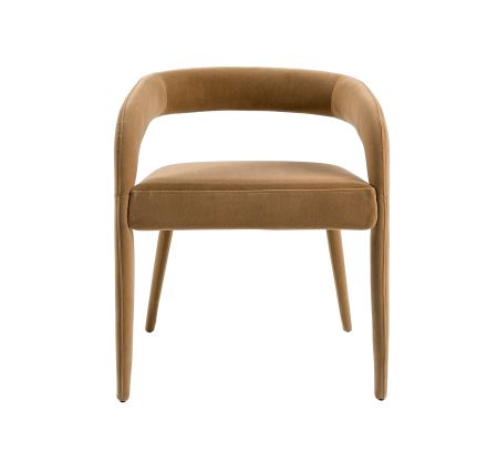 Modrest Mundra - Modern Tan Fabric Dining Chair