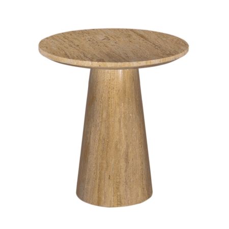 Modrest Velma - Modern Travertine Marble End Table