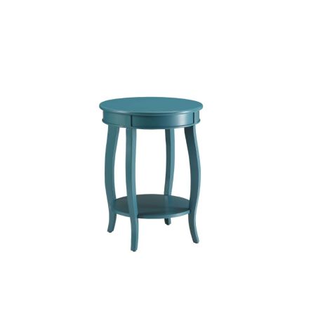 ACME Aberta Accent Table Teal Finish