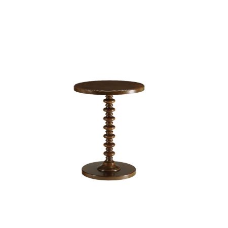 ACME Acton Accent Table Walnut Finish