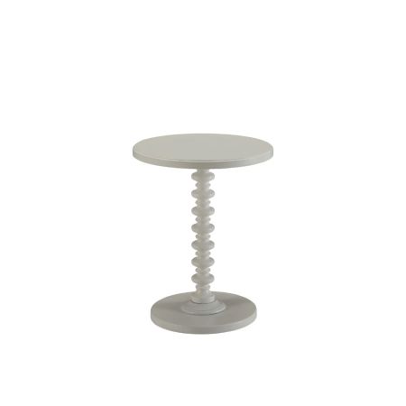 ACME Acton Accent Table White Finish