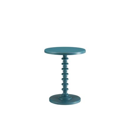 ACME Acton Accent Table Teal Finish