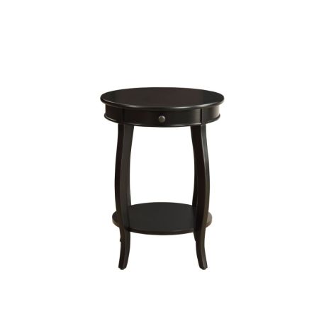 ACME Alysa Accent Table Black Finish