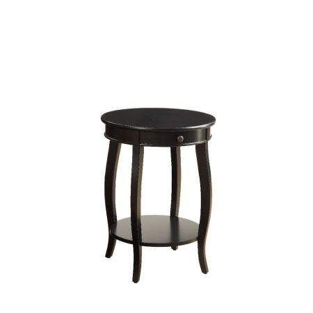 ACME Alysa Accent Table Black Finish