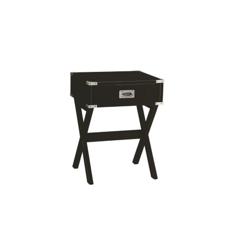 ACME Babs Accent Table Black Finish