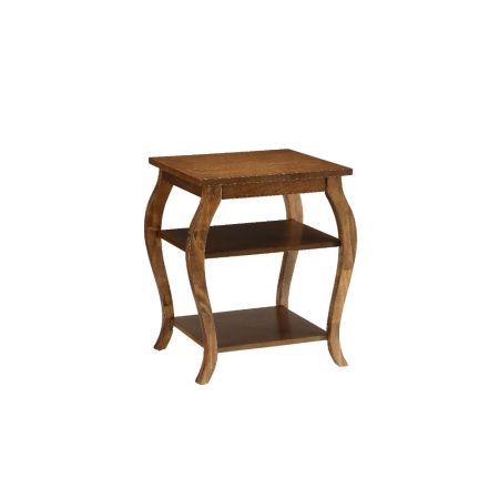 ACME Becci Accent Table Walnut Finish