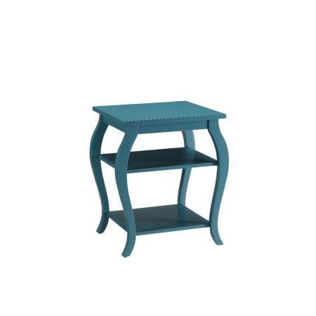 ACME Becci Accent Table Teal Finish