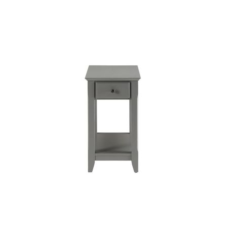 ACME Bertie Accent Table Gray Finish