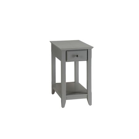 ACME Bertie Accent Table Gray Finish