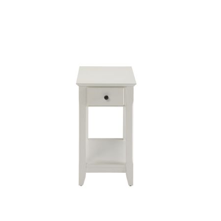 ACME Bertie Accent Table White Finish