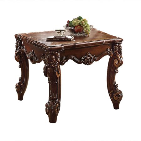 ACME Vendome II End Table Cherry Finish