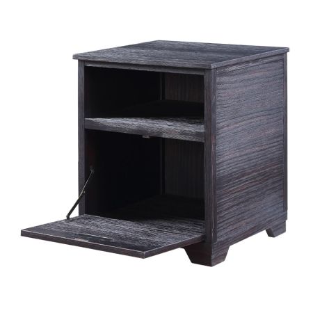 ACME Kamilia End Table Antique Black Finish