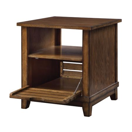 ACME Gabriella End Table Oak Finish