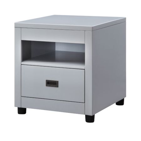 ACME Eleanor End Table Dove Gray Finish