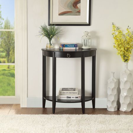 ACME Justino II Console Table Black Finish