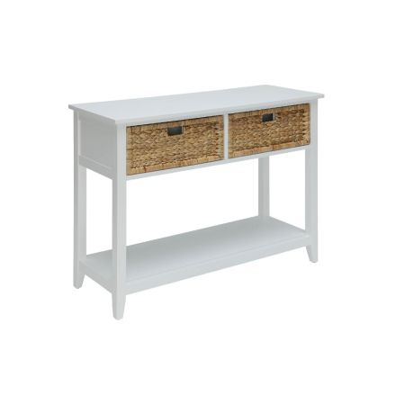 ACME Flavius Console Table White Finish