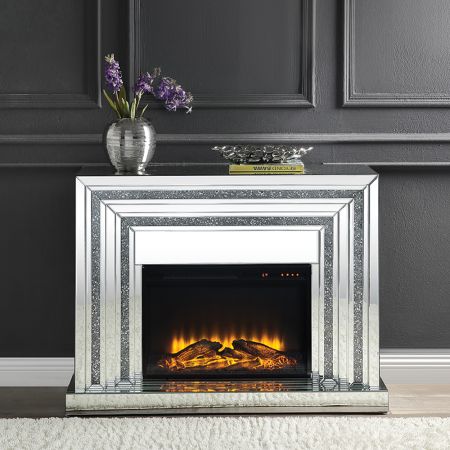 Noralie Fireplace 90523 Mirrored By Acme Furniture