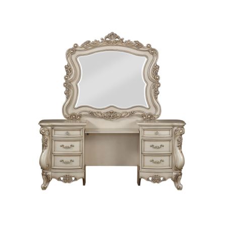 Gorsedd Vanity 90740 Gold By Acme Furniture