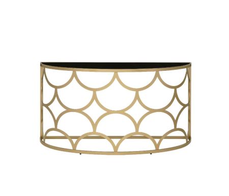 ACME Altus Console Table Gold Finish