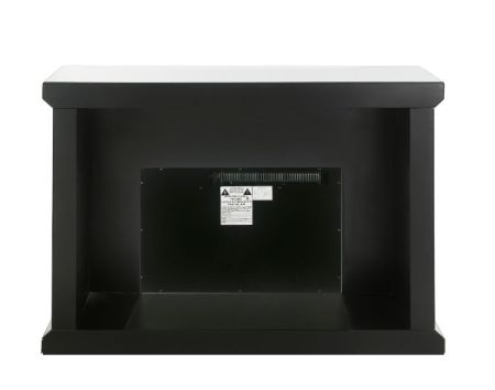 ACME Noralie Fireplace Mirrored & Faux Diamonds