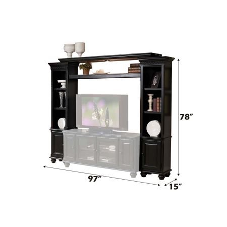 ACME Ferla Entertainment Center Black Finish