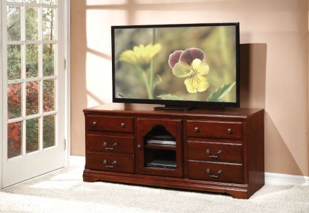 ACME Hercules TV Stand Cherry Finish