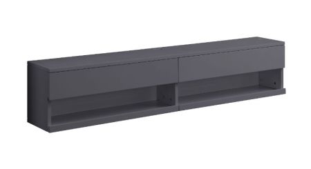 ACME Ximena Floating TV Stand Led & Gray Finish