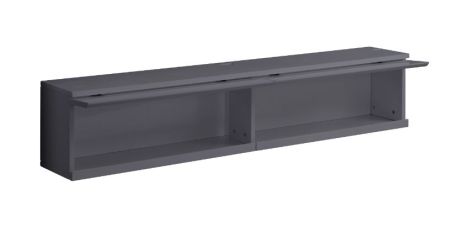 ACME Ximena Floating TV Stand Led & Gray Finish