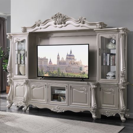 ACME Bently Entertainment Center Champagne Finish