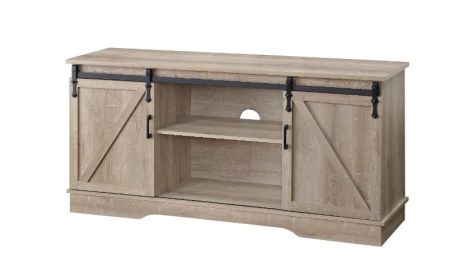 ACME Bennet TV Stand Oak Finish