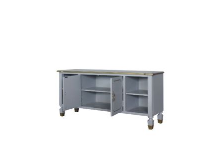 ACME House Marchese TV Stand Pearl Gray Finish