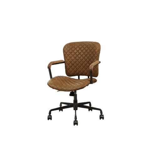 ACME Josi Office Chair Coffee Top Grain Leather