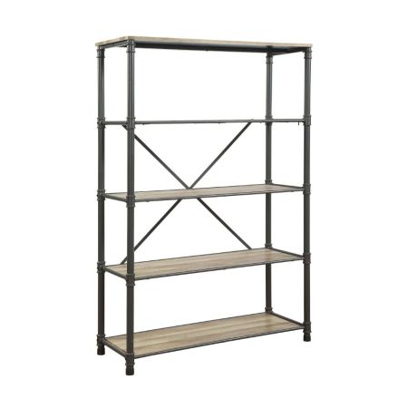 Itzel Book Shelf 92200 Oak By Acme Furniture