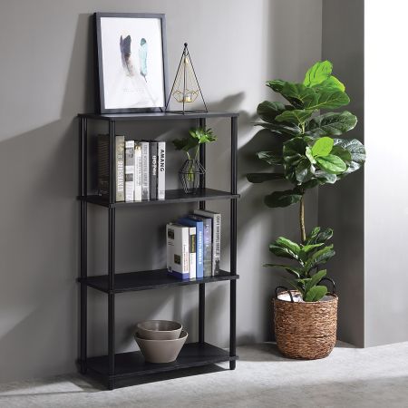 ACME Nypho Bookshelf Black Finish