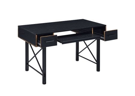 ACME Settea Computer Desk Black Finish