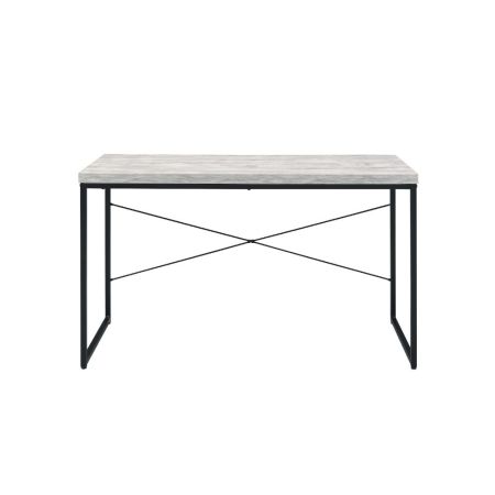 ACME Bob Writing Desk Antique White & Black Finish