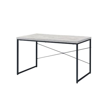 ACME Bob Writing Desk Antique White & Black Finish